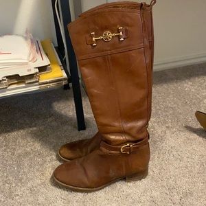 Tory Burch Brown leather boots